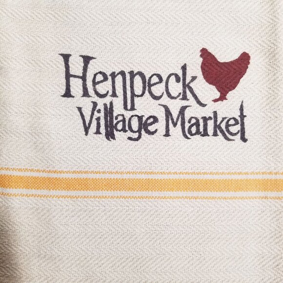 Kitchen Towels w/Chicken Theme Bundle 3 Cotton Homespun Towels - Picture 5 of 10